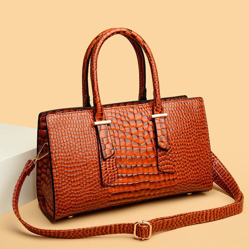 LovelyRLovely LovelyRLovely Women's Retro Crocodile Pa LovelyRLovely Women's Retro Crocodile Pattern Bag