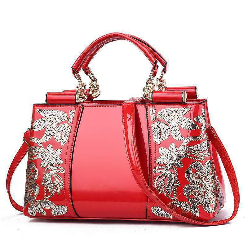 LovelyRLovely LovelyRLovely Women's Sequin Hand And Sh Bright red LovelyRLovely Women's Sequin Hand And Shoulder Bag