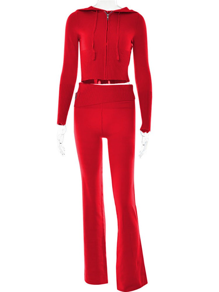 LovelyRLovely LovelyRLovely Women's Sexy Long Sleeve S LovelyRLovely Women's Sexy Long Sleeve Sweater And High Waist Pants Set