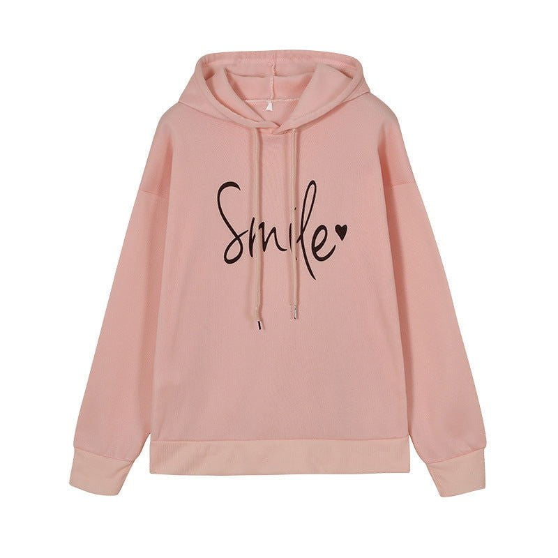 LovelyRLovely LovelyRLovely Women's Simple Round Neck Pink / 2XL LovelyRLovely Women's Simple Round Neck Long Sleeve Sweatshirt