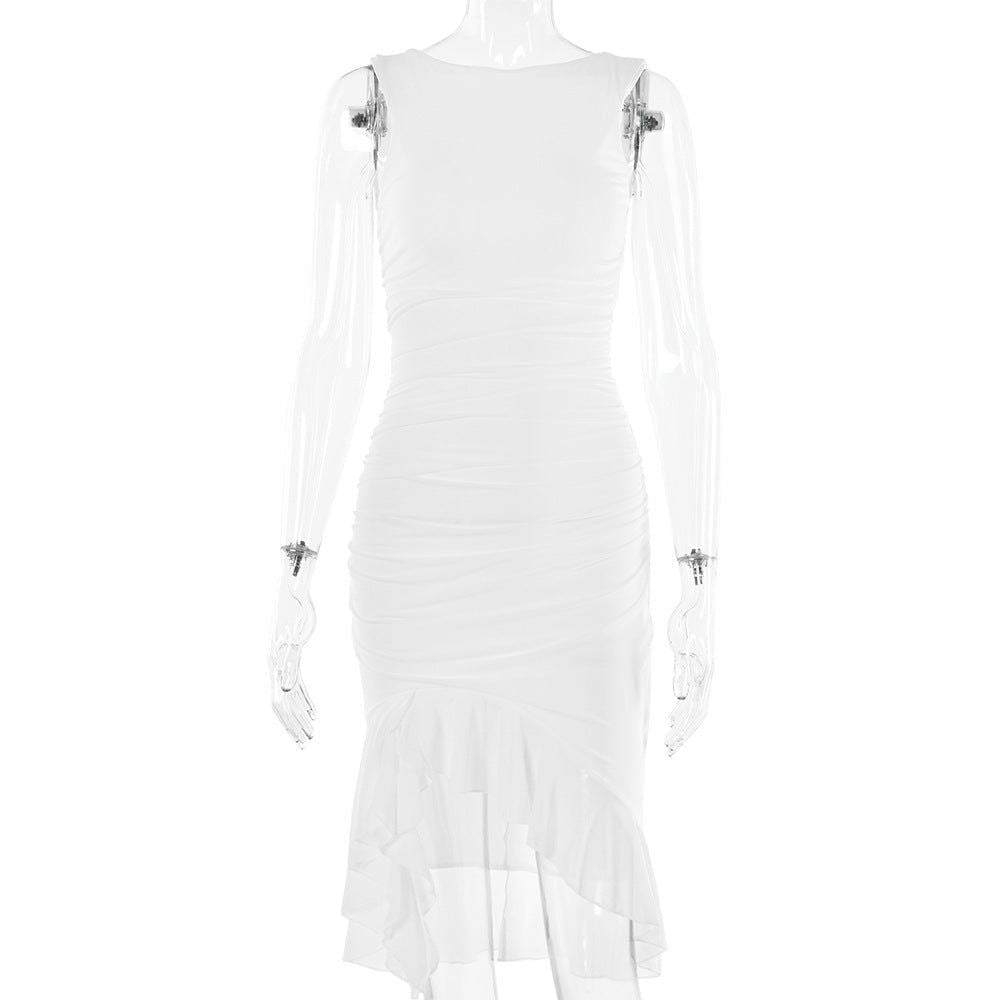 LovelyRLovely LovelyRLovely Women's Slim Sleeveless Dr White / L LovelyRLovely Women's Slim Sleeveless Dress