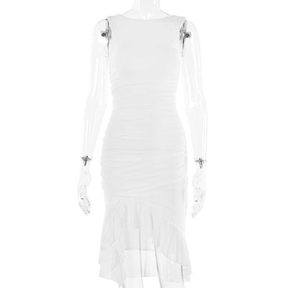 LovelyRLovely LovelyRLovely Women's Slim Sleeveless Dr White / L LovelyRLovely Women's Slim Sleeveless Dress