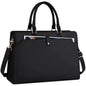 LovelyRLovely LovelyRLovely Women's Solid Color Handba 236 Black / 42X15X32CM LovelyRLovely Women's Solid Color Handbag + Laptop Bag