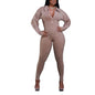 LovelyRLovely LovelyRLovely Women's V-neck Gigot Sleev L / Apricot LovelyRLovely Women's V-neck Gigot Sleeve Jumpsuit