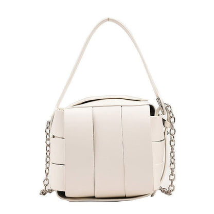 LovelyRLovely LovelyRLovely Women's Vintage Spliced Ha White LovelyRLovely Women's Vintage Spliced Handbag