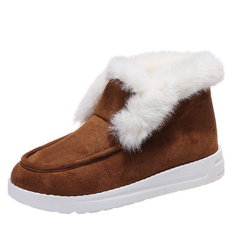 LovelyRLovely LovelyRLovely Women's Warm Plush Fur Ank LovelyRLovely Women's Warm Plush Fur Ankle Boots