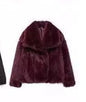 LovelyRLovely LovelyRLovely Women's Winter Plush Coat Wine Red / L LovelyRLovely Women's Winter Plush Coat