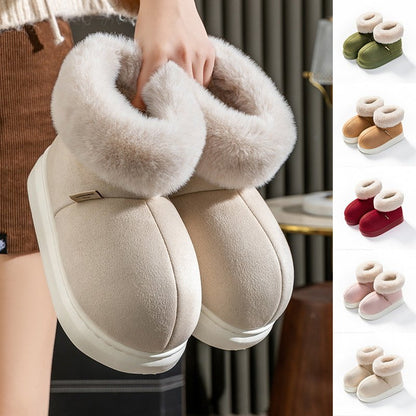 LovelyRLovely LovelyRLovely Women's Winter Thick-Soled LovelyRLovely Women's Winter Thick-Soled Cotton Fur Ankle Boots