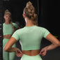 LovelyRLovely LovelyRLovely Women Seamless Yoga Sport Green / A / L LovelyRLovely Women Seamless Yoga Sport Leggings Set