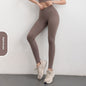 LovelyRLovely LovelyRLovely Women V-shaped Yoga Pants Dark Brown / L LovelyRLovely Women V-shaped Yoga Pants