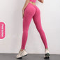 LovelyRLovely LovelyRLovely Women V-shaped Yoga Pants Pink / L LovelyRLovely Women V-shaped Yoga Pants