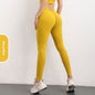 LovelyRLovely LovelyRLovely Women V-shaped Yoga Pants Yellow / L LovelyRLovely Women V-shaped Yoga Pants