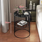 LovelyRLovely LovelyRLovely Wrought Iron Small Coffee 30x30x55 Black Marble LovelyRLovely Wrought Iron Small Coffee Table