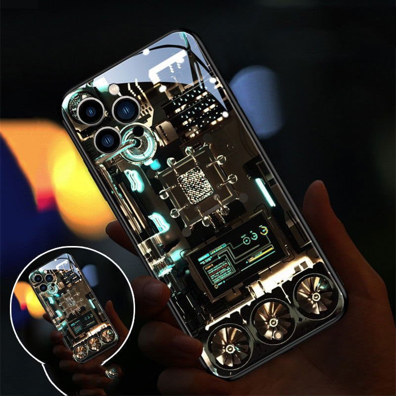 LovelyRLovely LovelyRLovely Xpress14 Mobile Phone Case Light emitting circuit board / IPhone X LovelyRLovely Xpress14 Mobile Phone Case With Incoming Light