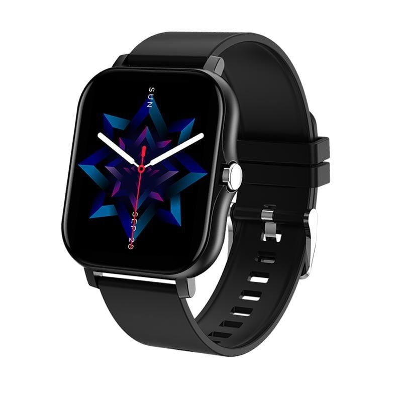 LovelyRLovely LovelyRLovely Z60 Bluetooth Smart Watch Black shell Black silicone LovelyRLovely Z60 Bluetooth Smart Watch With Card