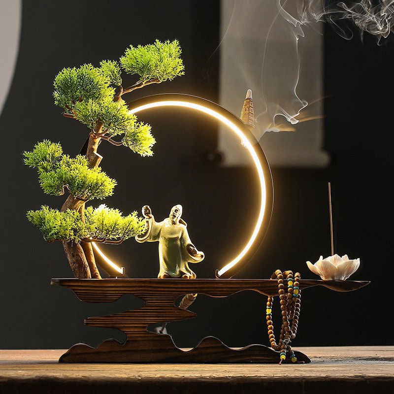 LovelyRLovely LovelyRLovely Zen Backflow Incense Burne Book Saint Li Bai / US LovelyRLovely Zen Backflow Incense Burner