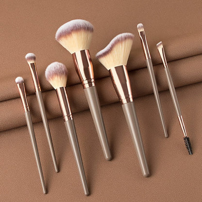 LovelyRLovely LovelyRLovery 7pcs Eyeshadow Brush Set 7BrownSet of Brushes LovelyRLovery 7pcs Eyeshadow Brush Set