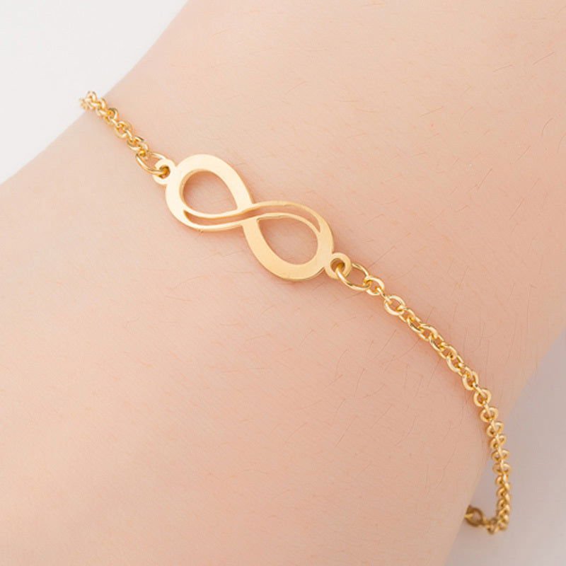 LovelyRLovely LovelyRLovey Gold Color Charms Bracele Bowknot LovelyRLovey Gold Color Charms Bracelet