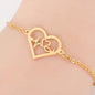 LovelyRLovely LovelyRLovey Gold Color Charms Bracele Love LovelyRLovey Gold Color Charms Bracelet