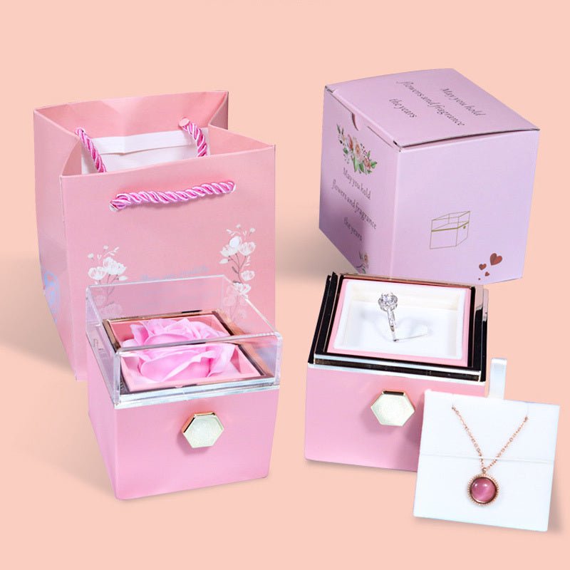 LovelyRLovely LoveyRLovely Rotating Soap Flower Rose G LoveyRLovely Rotating Soap Flower Rose Gift Box