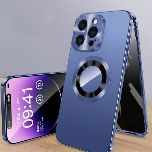 LovelyRLovely Magnetic Cell Phone Case With Anti-peep Dark Blue / IPhone15 LovelyRLovely Magnetic Cell Phone Case With Anti-peep Metal Clip Leakage Tag