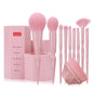 LovelyRLovely Makeup Set Brush Eye Shadow Brush Founda Pink and bucket LovelyRLovely Full Set Eye Shadow-Foundation Makeup Brush Set