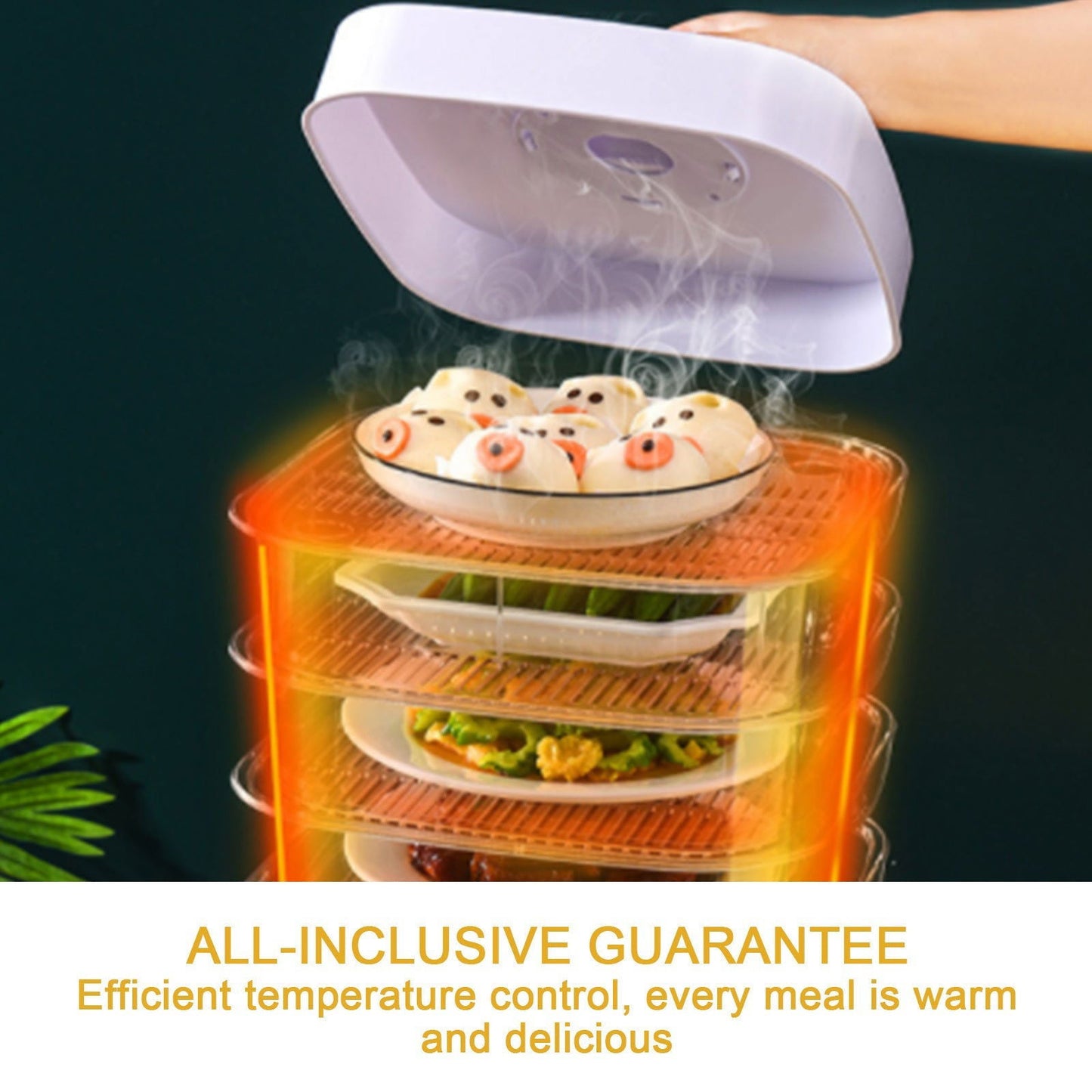 LovelyRLovely Multi-layer Transparent Stack Cooking Ho LovelyRLovely Multi-layer Transparent Stack Cooking Hood Steamer