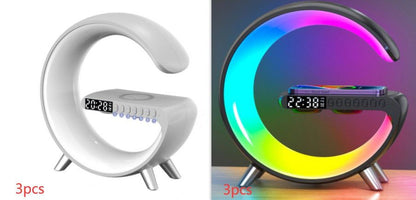 LovelyRLovely New Intelligent G Shaped LED Bluetooth S LovelyRLovely G-Shaped LED Bluetooth Speaker Charger