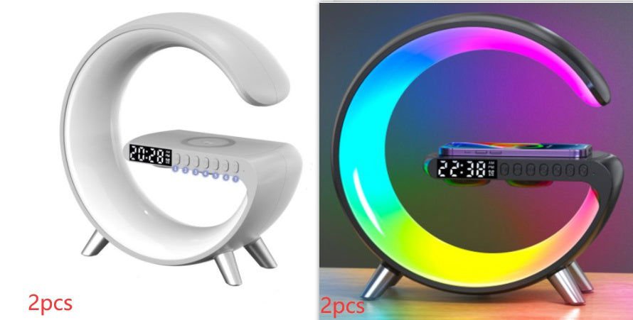 LovelyRLovely New Intelligent G Shaped LED Bluetooth S Set / EU LovelyRLovely G-Shaped LED Bluetooth Speaker Charger