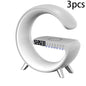 LovelyRLovely New Intelligent G Shaped LED Bluetooth S White 3pcs / US LovelyRLovely G-Shaped LED Bluetooth Speaker Charger