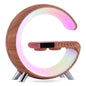 LovelyRLovely New Intelligent G Shaped LED Bluetooth S Wood color / AU LovelyRLovely G-Shaped LED Bluetooth Speaker Charger