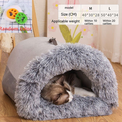 LovelyRLovely New Splice Portable Pet Nest Grey with stickers / L LovelyRLovely Portable Cosy Pet Nest