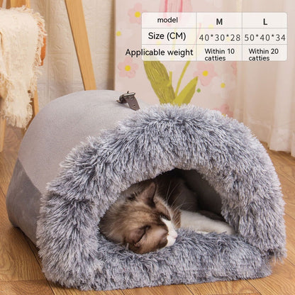 LovelyRLovely New Splice Portable Pet Nest Splicing Portable Gray / L LovelyRLovely Portable Cosy Pet Nest