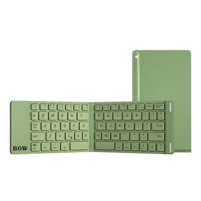 LovelyRLovely New Style Folding Bluetooth Keyboard And Retro Green / USB LovelyRLovely New Style Folding Bluetooth Keyboard And Mouse Set