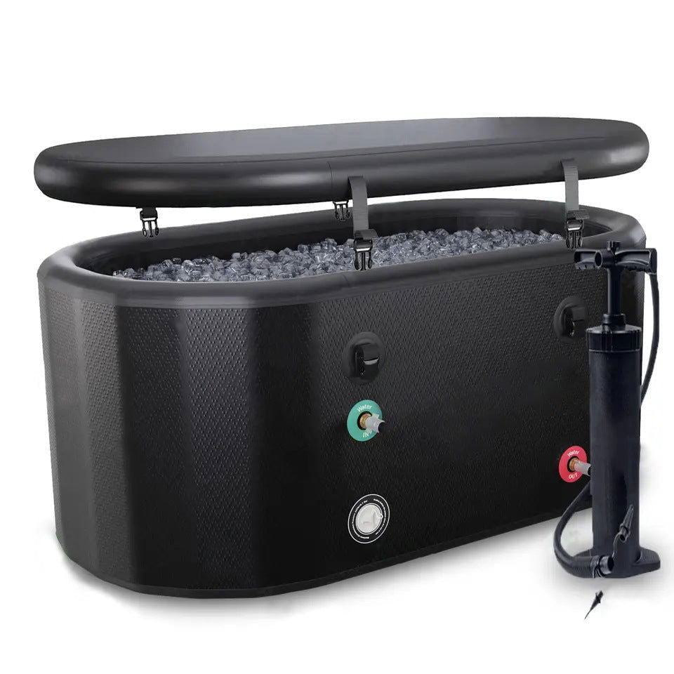 LovelyRLovely Outdoor Inflatable Ice Bucket LovelyRLovely Portable Cold Therapy Ice Bath Bucket