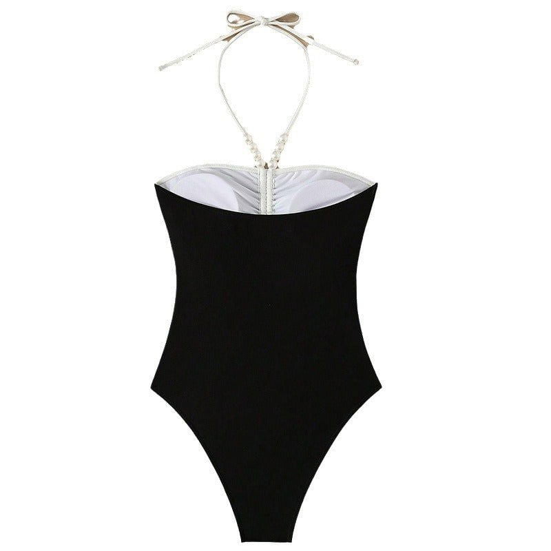 LovelyRLovely Pearl Spaghetti Straps One-piece Swimsui LovelyRLovely Pearl Spaghetti Straps One-piece Swimsuit