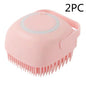 LovelyRLovely Pink 2PC / square LovelyRLovely Dog Bath Brush