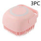 LovelyRLovely Pink 3PC / square LovelyRLovely Dog Bath Brush