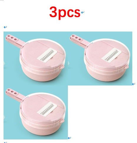 LovelyRLovely Pink / 3pcs LovelyRLovely 8 In 1 Mandoline  Vegetable Slicer