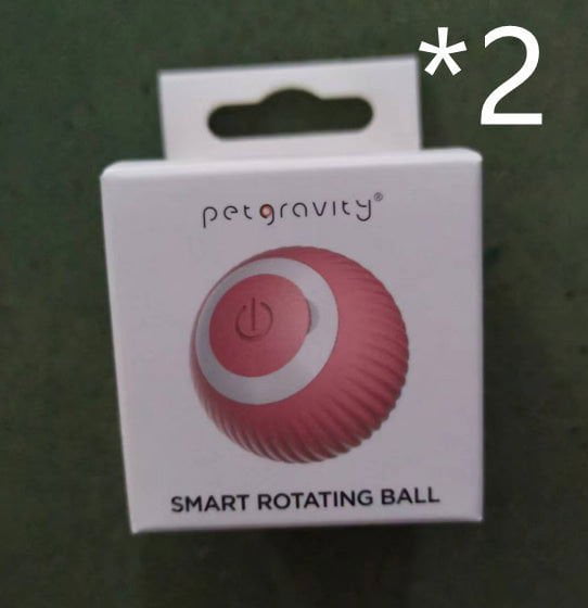 LovelyRLovely Pink English packaging 2pcs / USB LovelyRLovely Cat Gravity Intelligent Rolling Ball