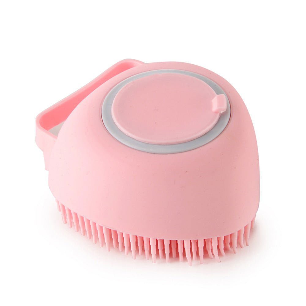 LovelyRLovely Pink / Heartshaped LovelyRLovely Dog Bath Brush