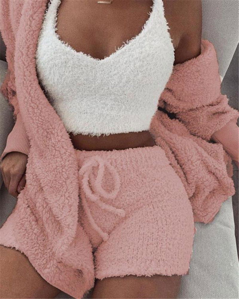 LovelyRLovely Pink / L LovelyRLovely 3pcs Womens Cosy Set