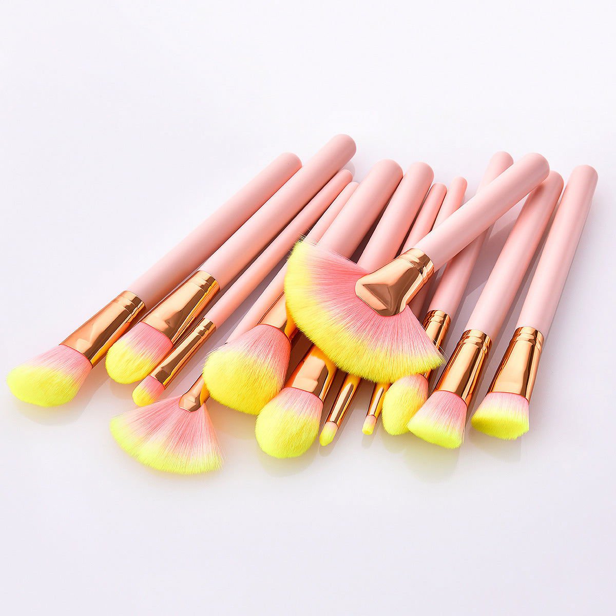 LovelyRLovely Pink LovelyRLovely 12pcs Beauty Makeup Brushes