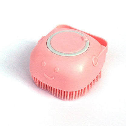 LovelyRLovely Pink / Round shape LovelyRLovely Dog Bath Brush