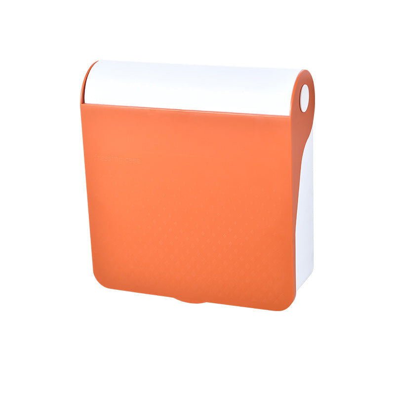 LovelyRLovely Plastic Cosmetic Storage Box Wall-mounte Orange / 35 × 155 × 37CM LovelyRLovely Plastic Cosmetic Wall-mounted Storage Rack With Mirror