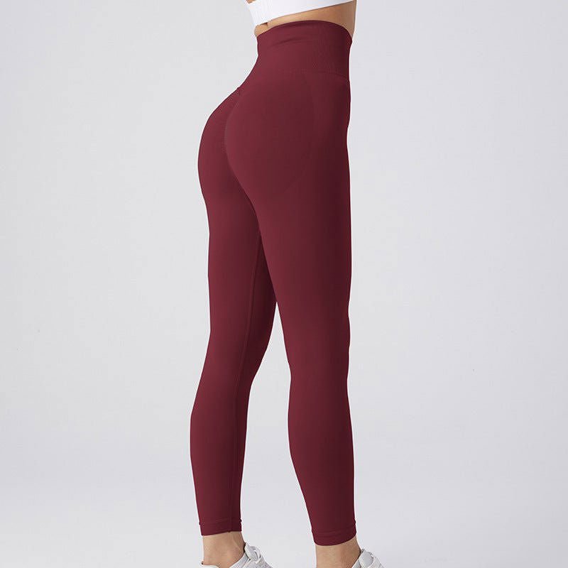 LovelyRLovely Plum wine red / L LovelyRLovely Seamless Yoga Tummy Control Leggings