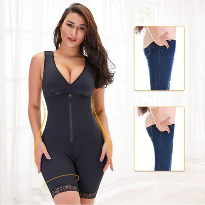 LovelyRLovely Plus Size Body Shaper Skip Bra Gather Zi LovelyRLovely Plus Size Body Shaper Corset