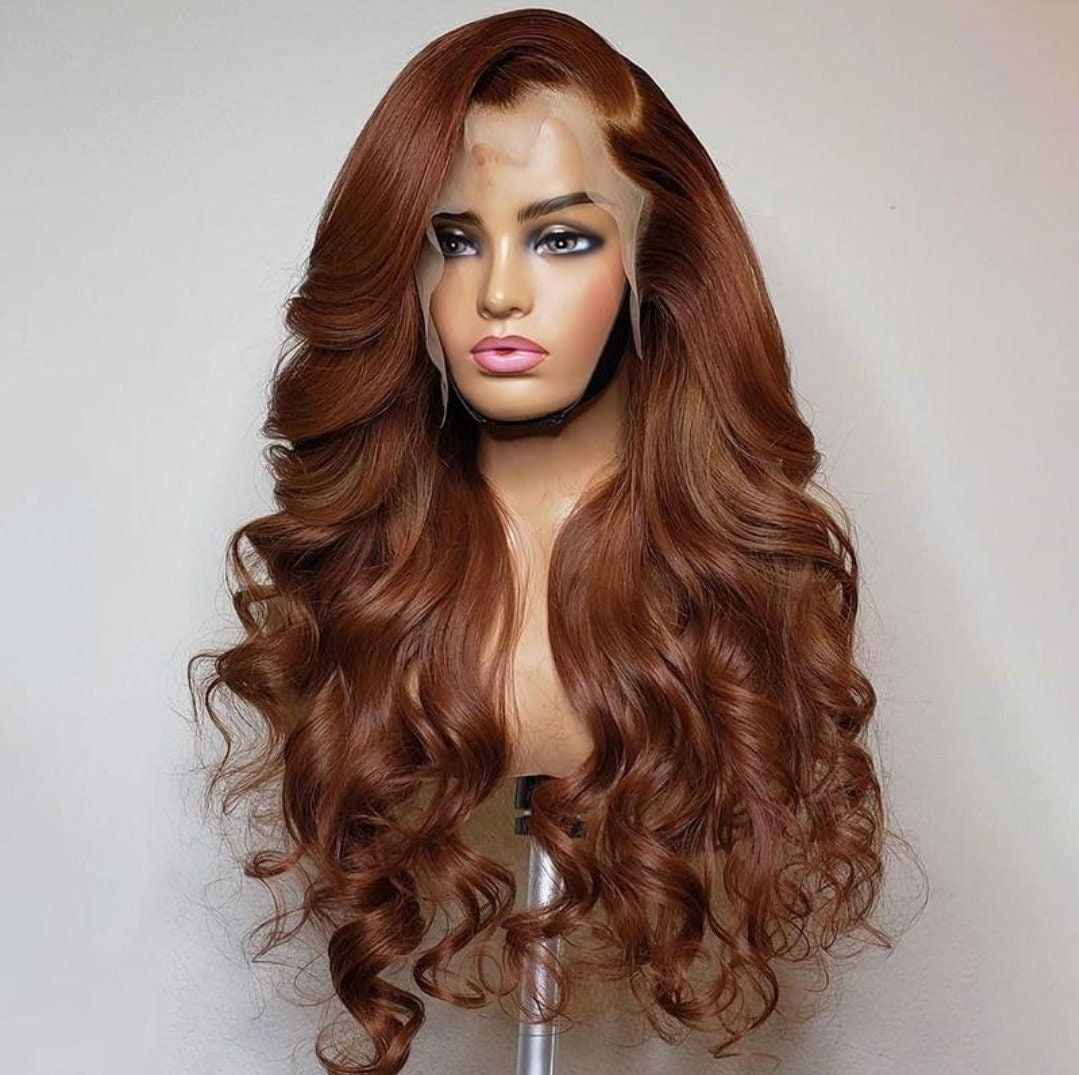 LovelyRLovely Real Human Straight Hair Wig Body150 / 10inch LovelyRLovely Brown Human Hair Wig