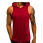 LovelyRLovely Red / M LovelyRLovely  Men's Sleeveless Hoodie