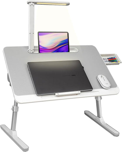 LovelyRLovely Robotime Rolife Sunset Carnival Music Bo LovelyRLovely Portable Laptop Bed Table Desk With LED Light And Draw